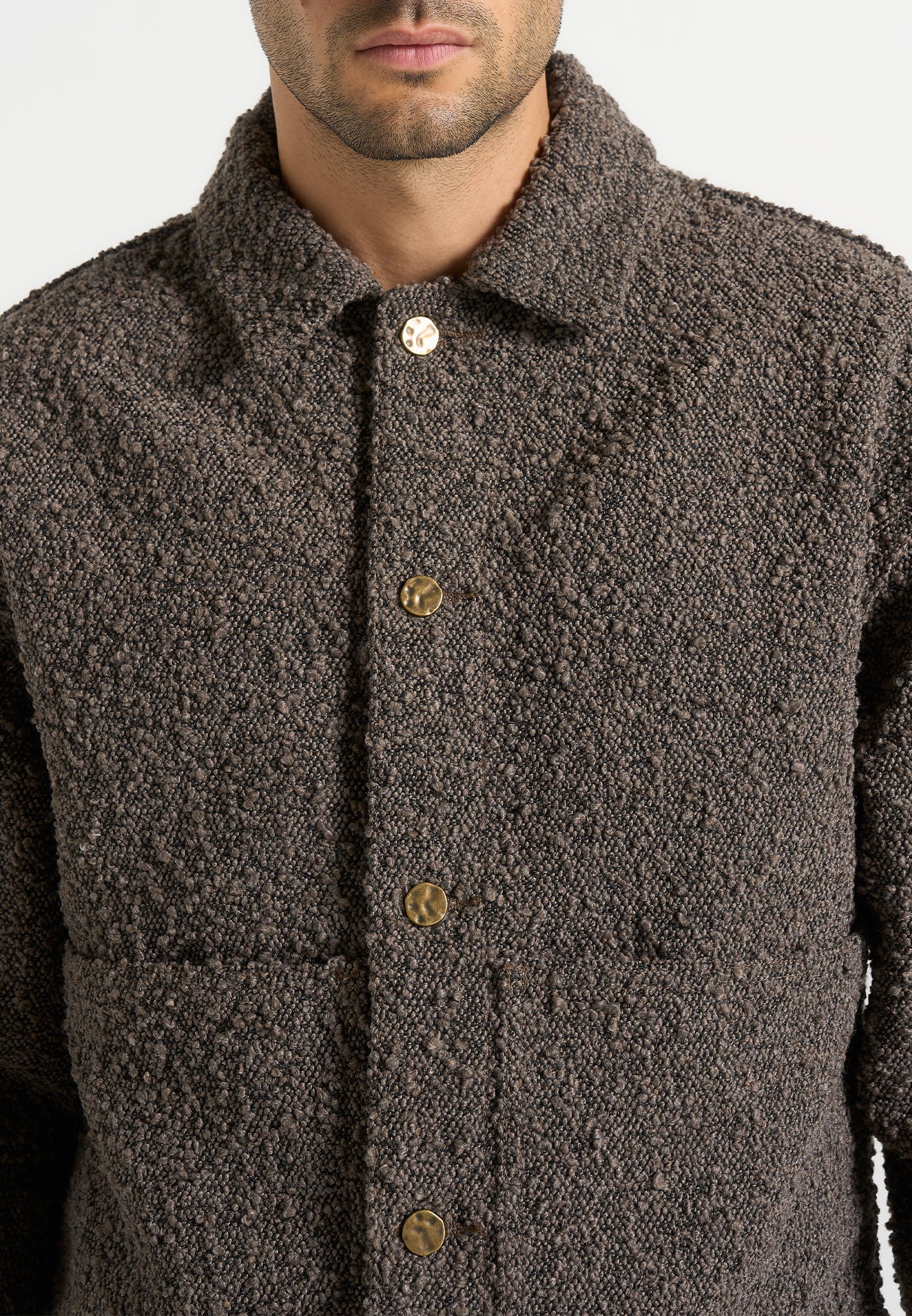 JACOBO-Sobrecamisa Texturizada 'Jaspe Rizado'™