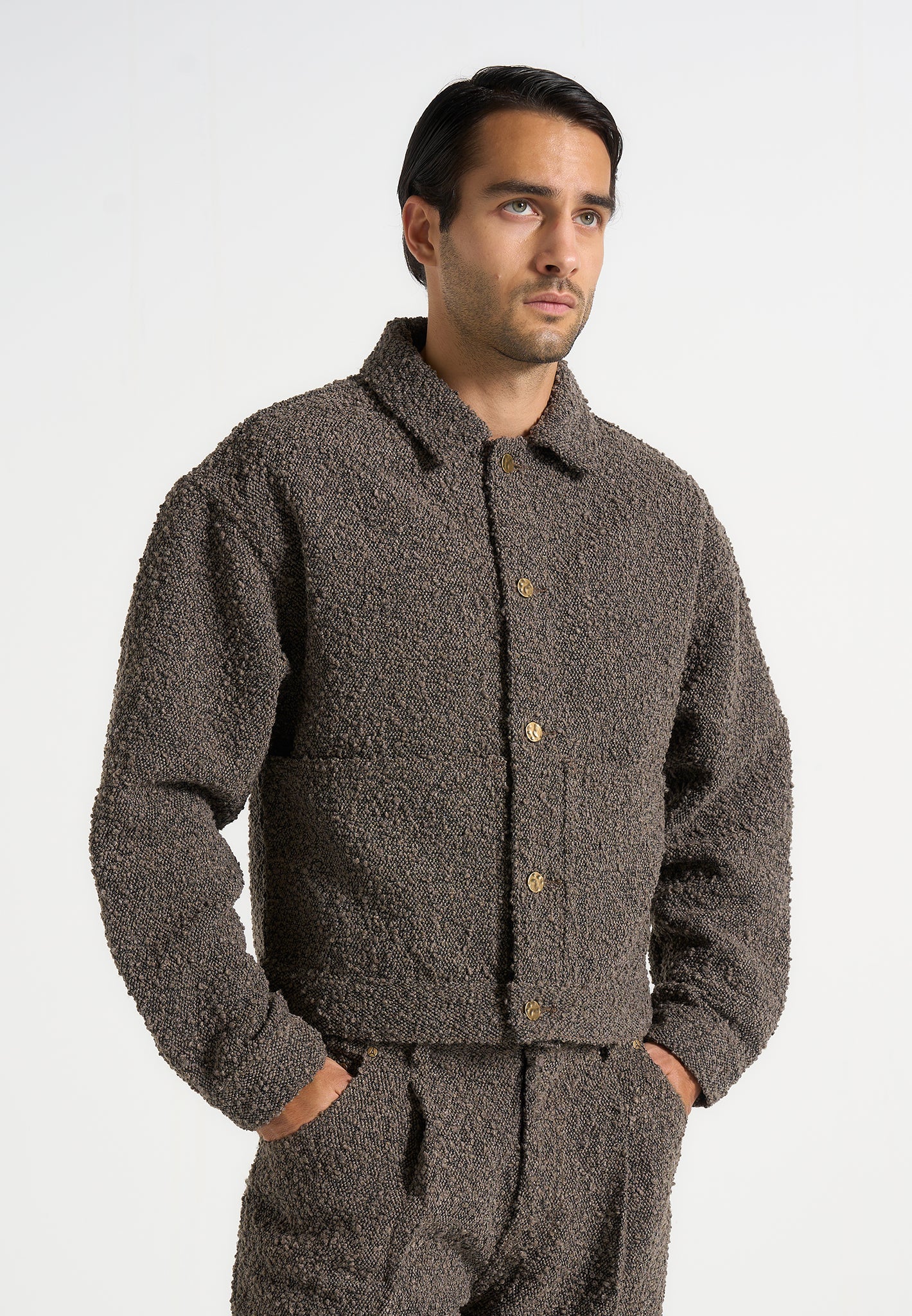 JACOBO-Sobrecamisa Texturizada 'Jaspe Rizado'™