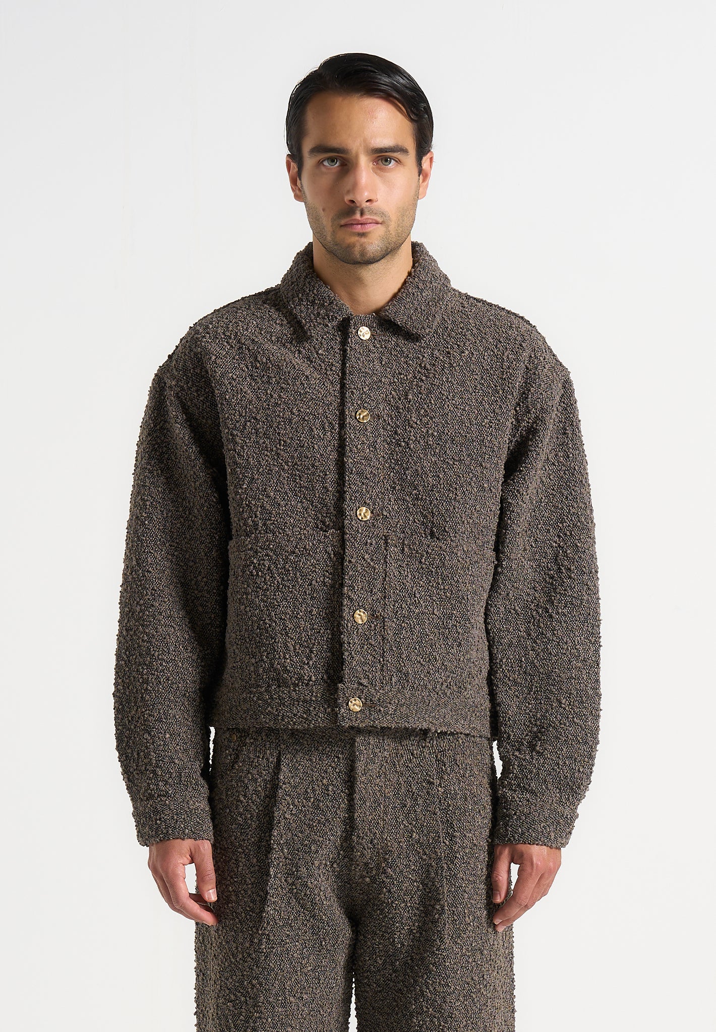 JACOBO-Sobrecamisa Texturizada 'Jaspe Rizado'™