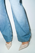 Exposito-Zapatos Destalonados de Efecto Croché
