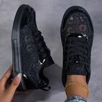 Lonneke | Elegante kanten sneakers