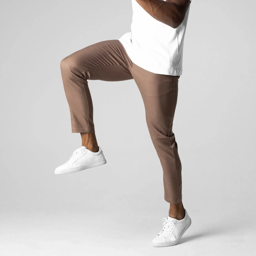 BRUNO - Pantalones chinos elásticos de corte entallado y estilo sartorial™