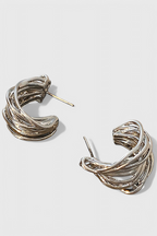 Pendientes de Aro en Forma de C