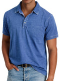 PABLO - Polo de manga corta con efecto lavado vintage™