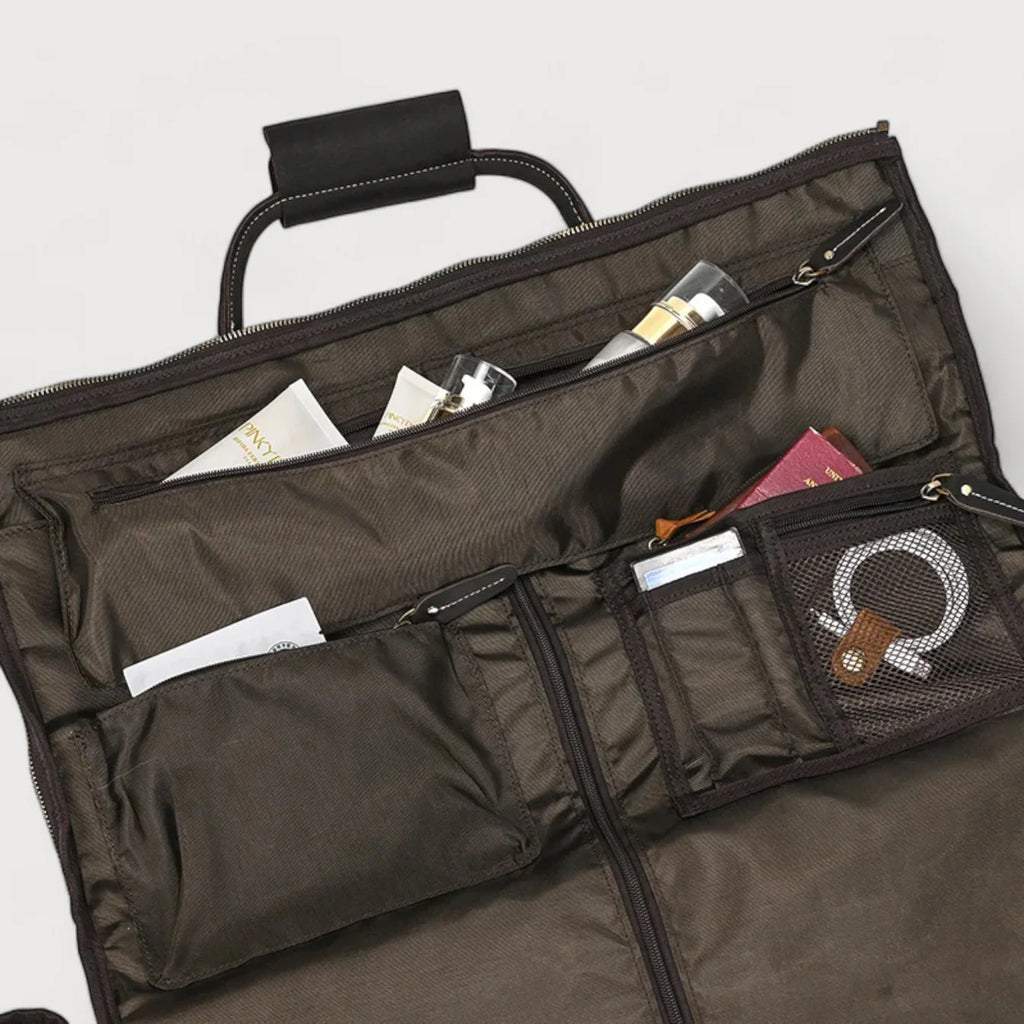 WILLY – Bolso Porta-Trajes Convertible en Cuero Premium (Bolso de mano)