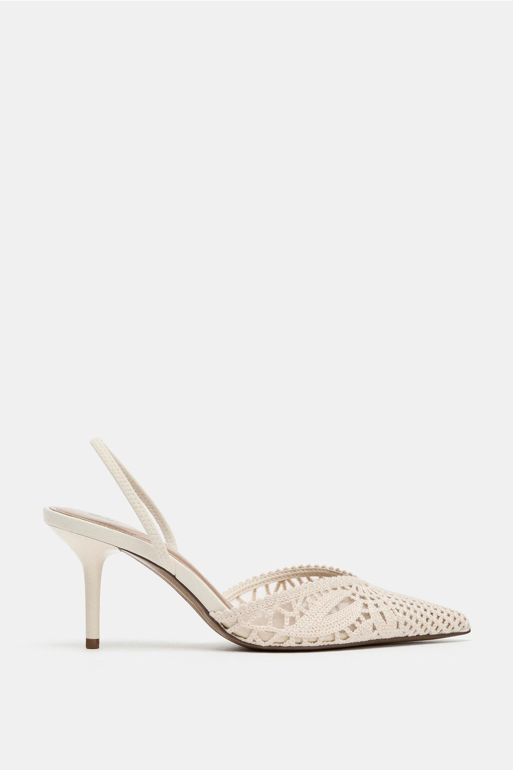 Exposito-Zapatos Destalonados de Efecto Croché