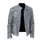 RAÚL - Chaqueta de efecto piel estilo biker con cuello tira™