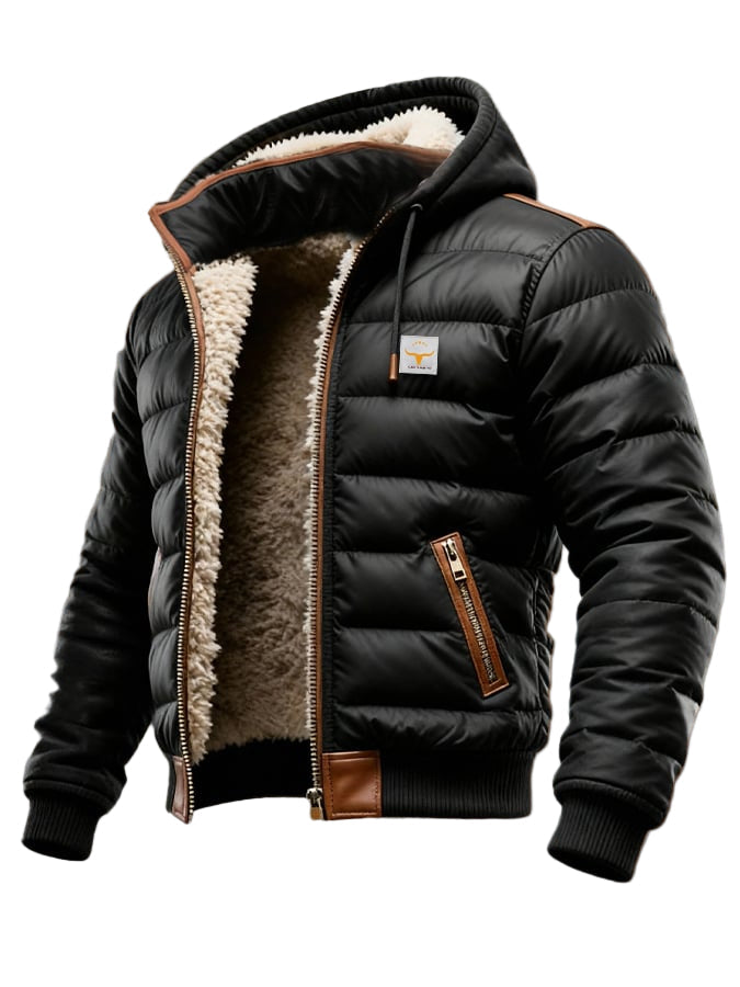 BRUNO - Chaqueta acolchada con borreguillo™