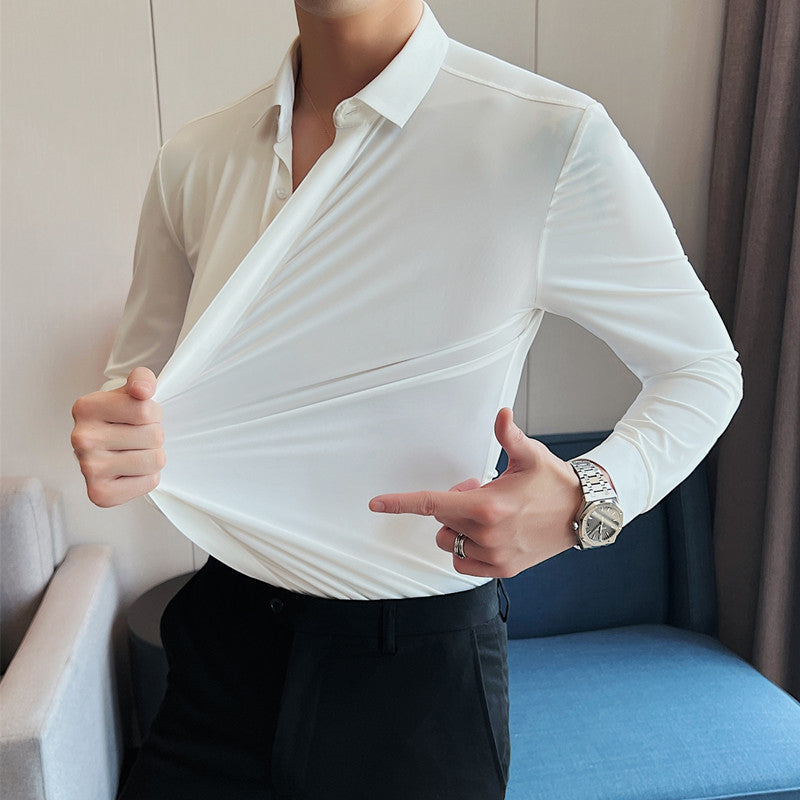 🔥49% de réduction👔Chemise boutonnée infroissable pour hommes