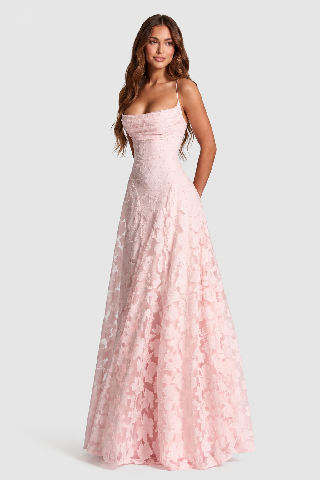 SOFÍA - Vestido largo de encaje floral™