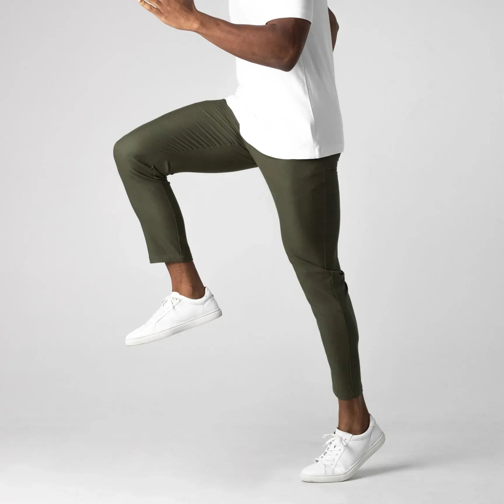 BRUNO - Pantalones chinos elásticos de corte entallado y estilo sartorial™
