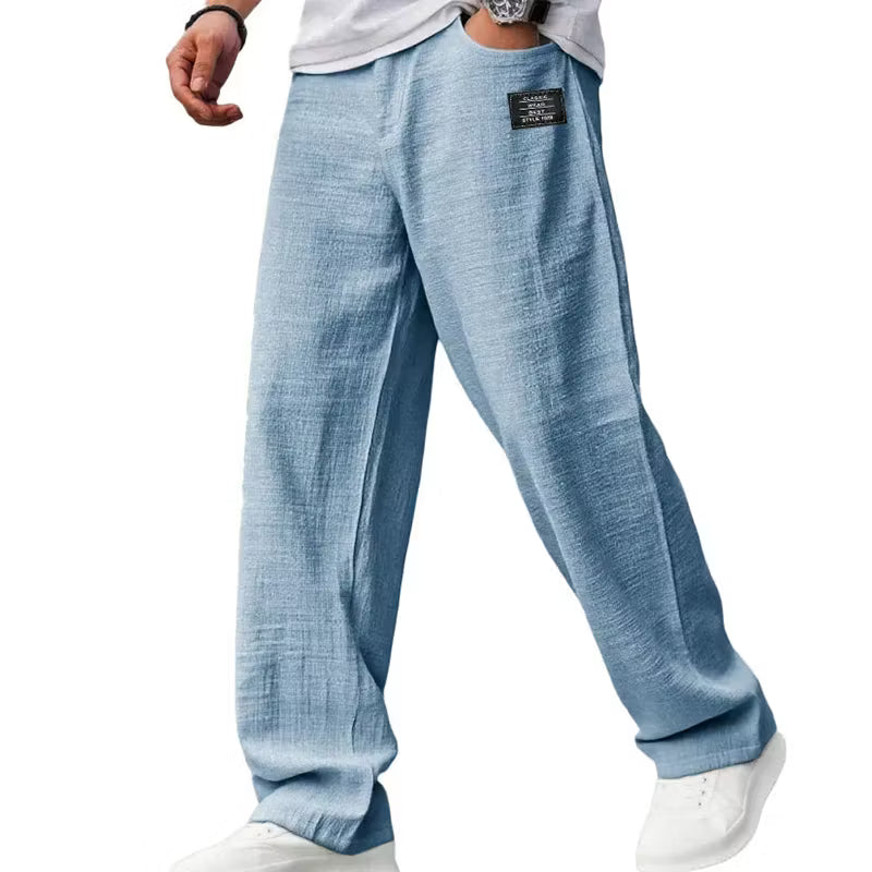 IVÁN - Pantalones lino anchos™
