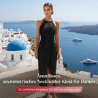 💎 -50% AUF DAS SOMMER-KLEID! 💎 Asymmetrischer Saum, Neckholder & Atmungsaktiv