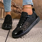Lonneke | Elegante kanten sneakers