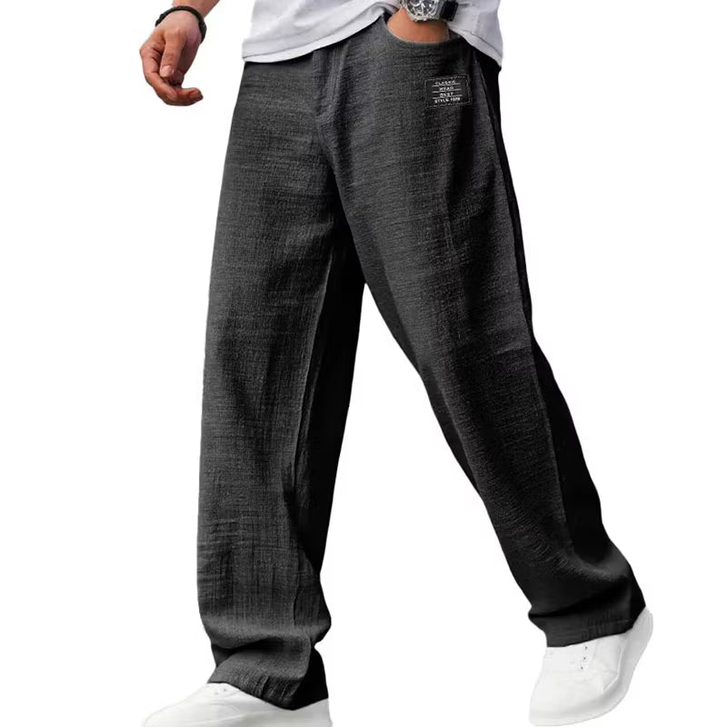 IVÁN - Pantalones lino anchos™
