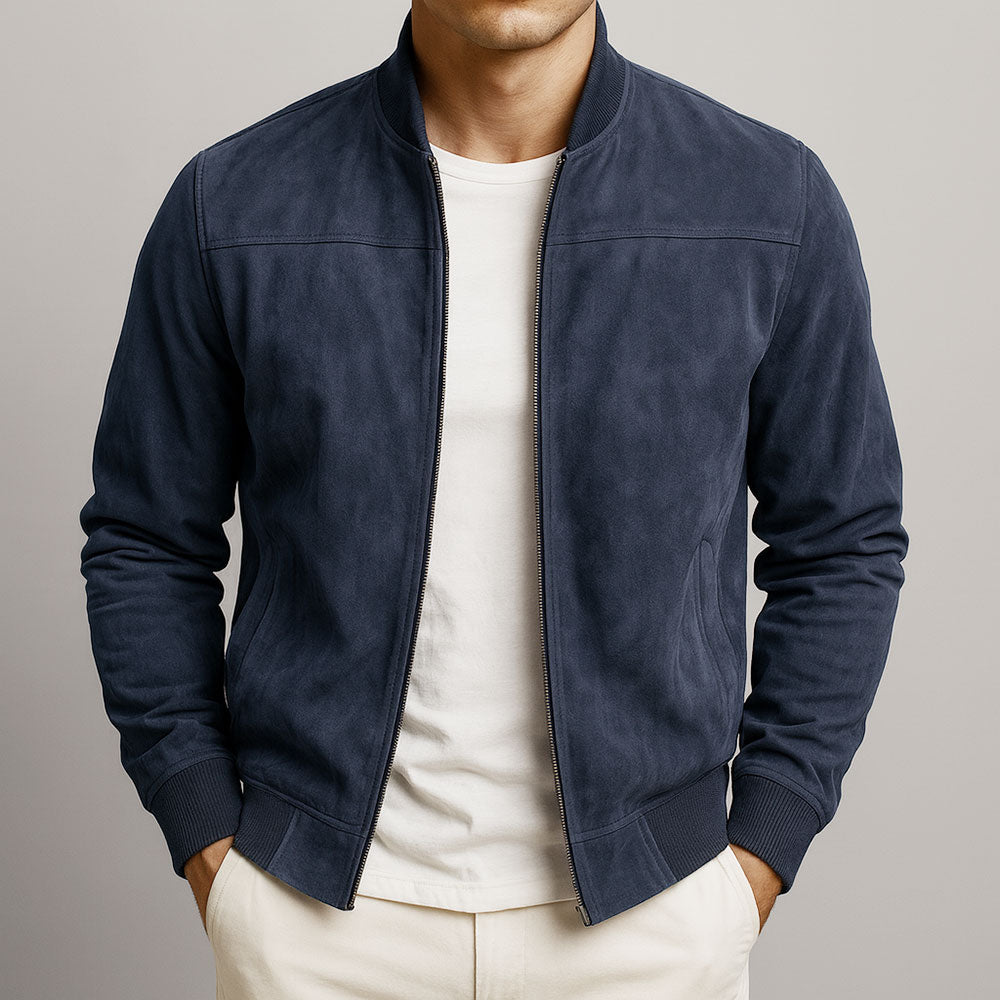 GERARD - Chaqueta bomber de aspecto ante para hombre™