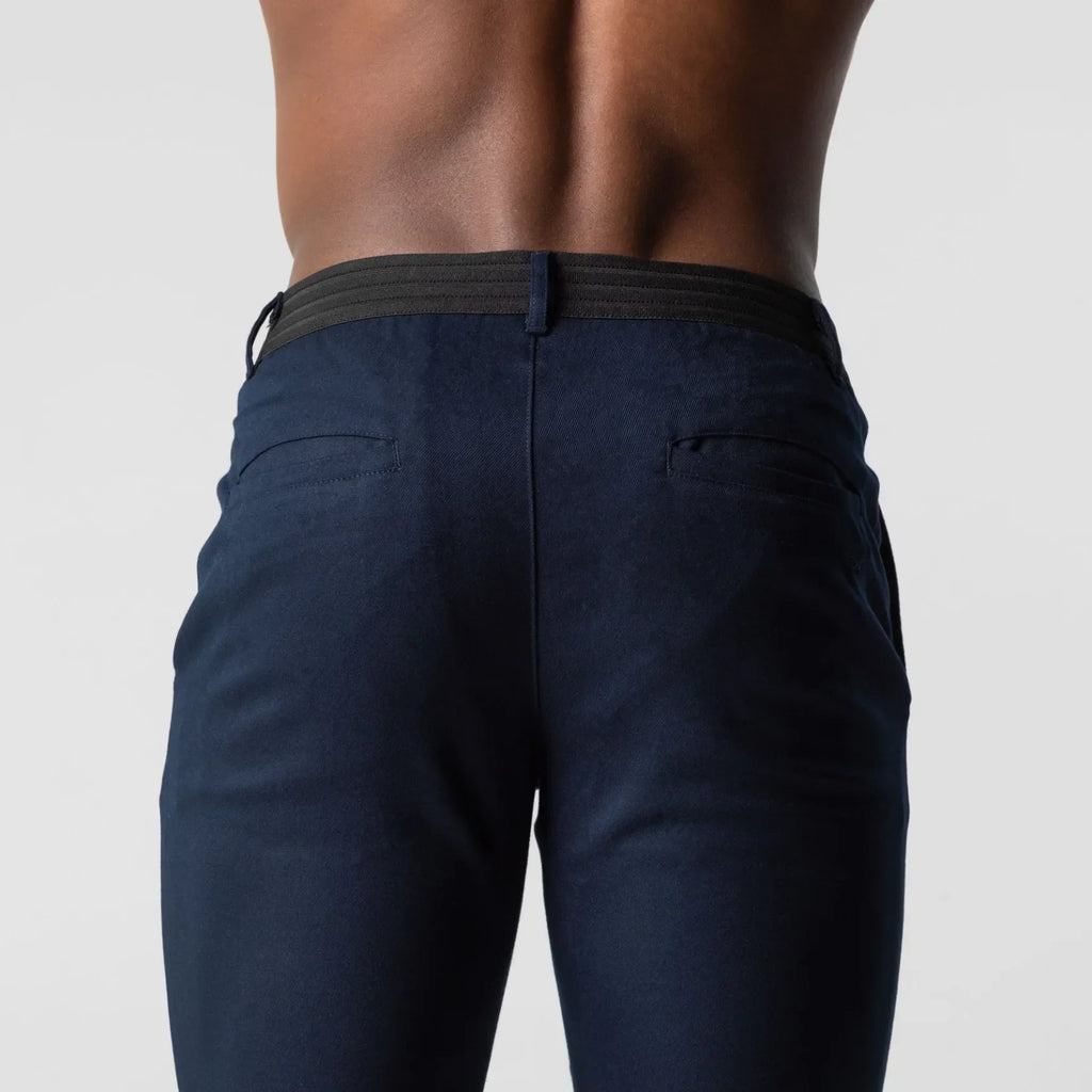 BRUNO - Pantalones chinos elásticos de corte entallado y estilo sartorial™