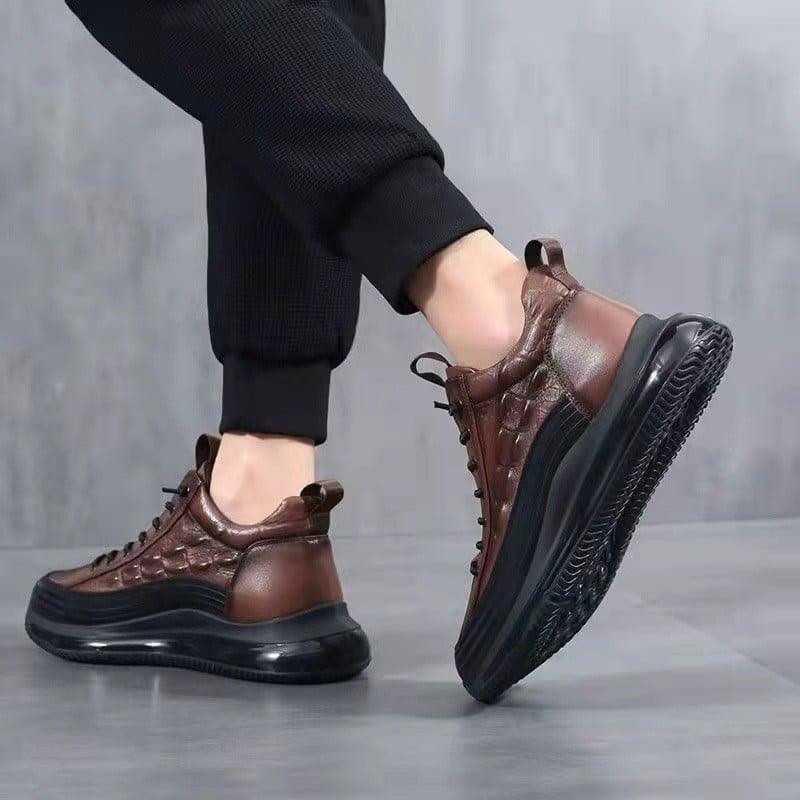 BRUNO - Zapatillas urbanas de vestir con cámara de aire y textura en relieve™
