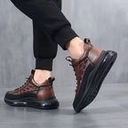 BRUNO - Zapatillas urbanas de vestir con cámara de aire y textura en relieve™
