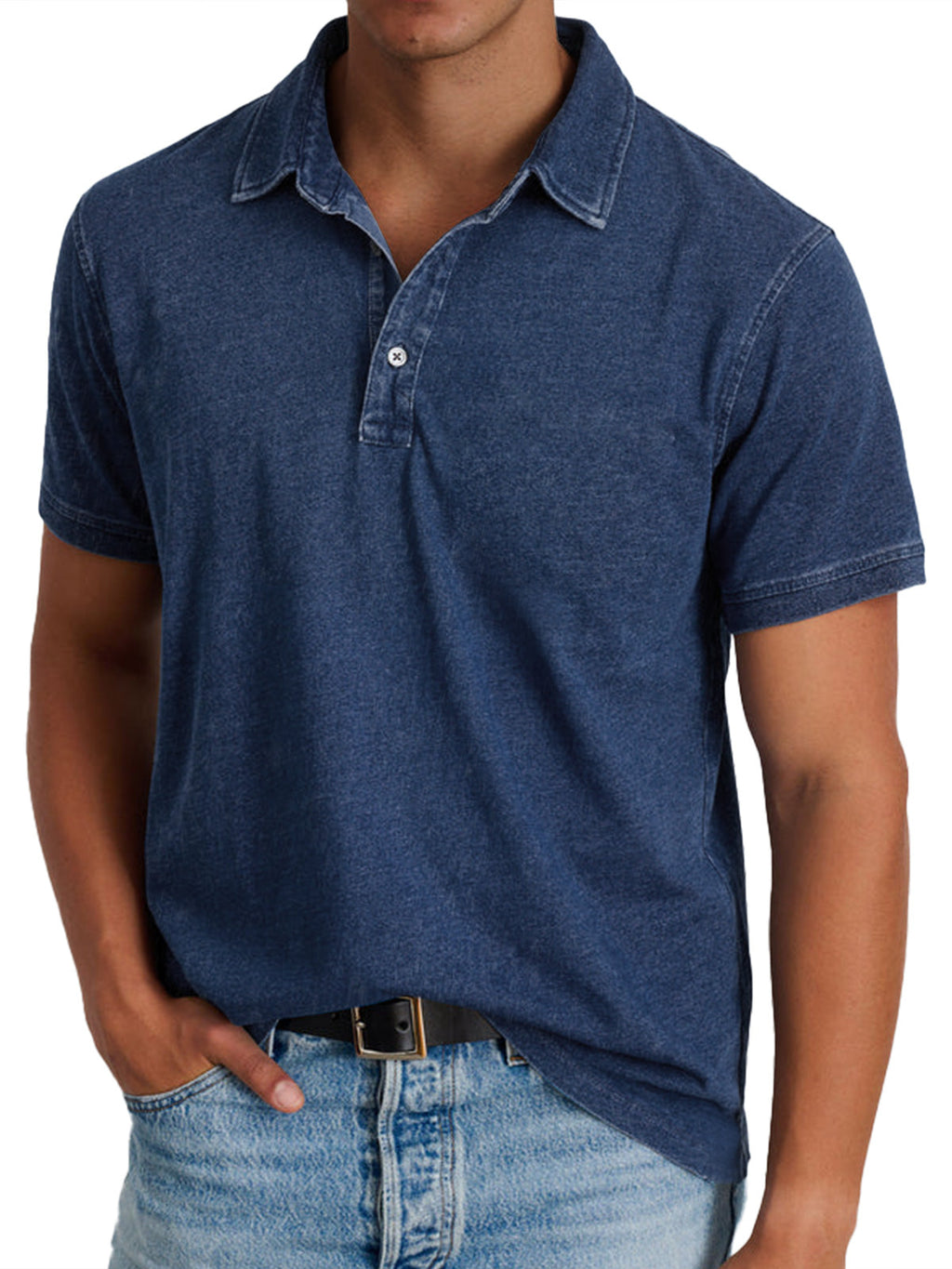 PABLO - Polo de manga corta con efecto lavado vintage™