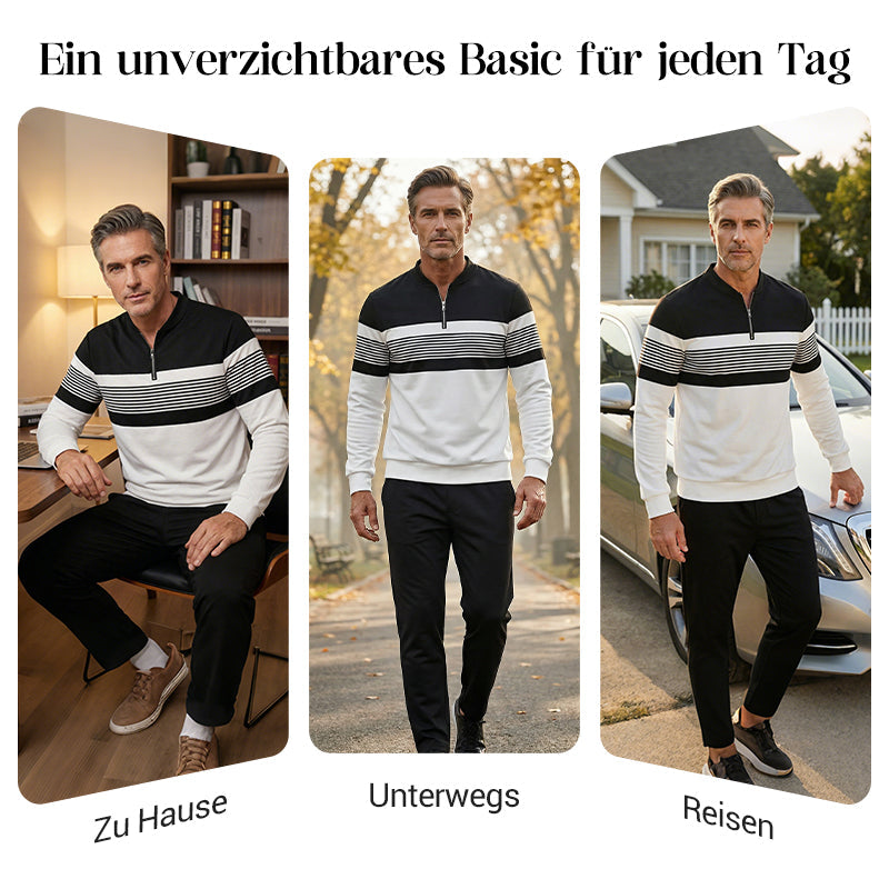 👕 50% RABATT! 🔥 Herren-Set mit Grafikprint – Pullover & Hose – Lässiger Streetstyle, Bequemer Stoff & Perfektes Match 👖