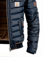 CÉSAR - Chaqueta acolchada con cuello a contraste estilo aviador™