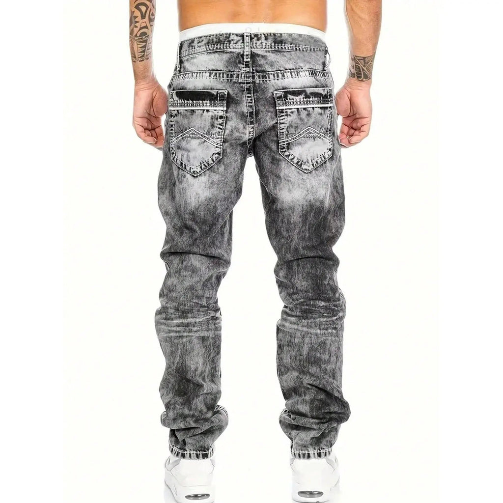 💎 -44% ANGEBOT! 💎 Herren Sommer-Jeans: Leichter Stretch, Gerader Schnitt & Vintage-Look