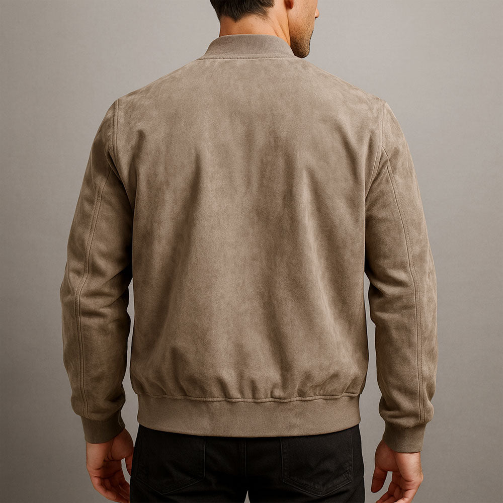 GERARD - Chaqueta bomber de aspecto ante para hombre™