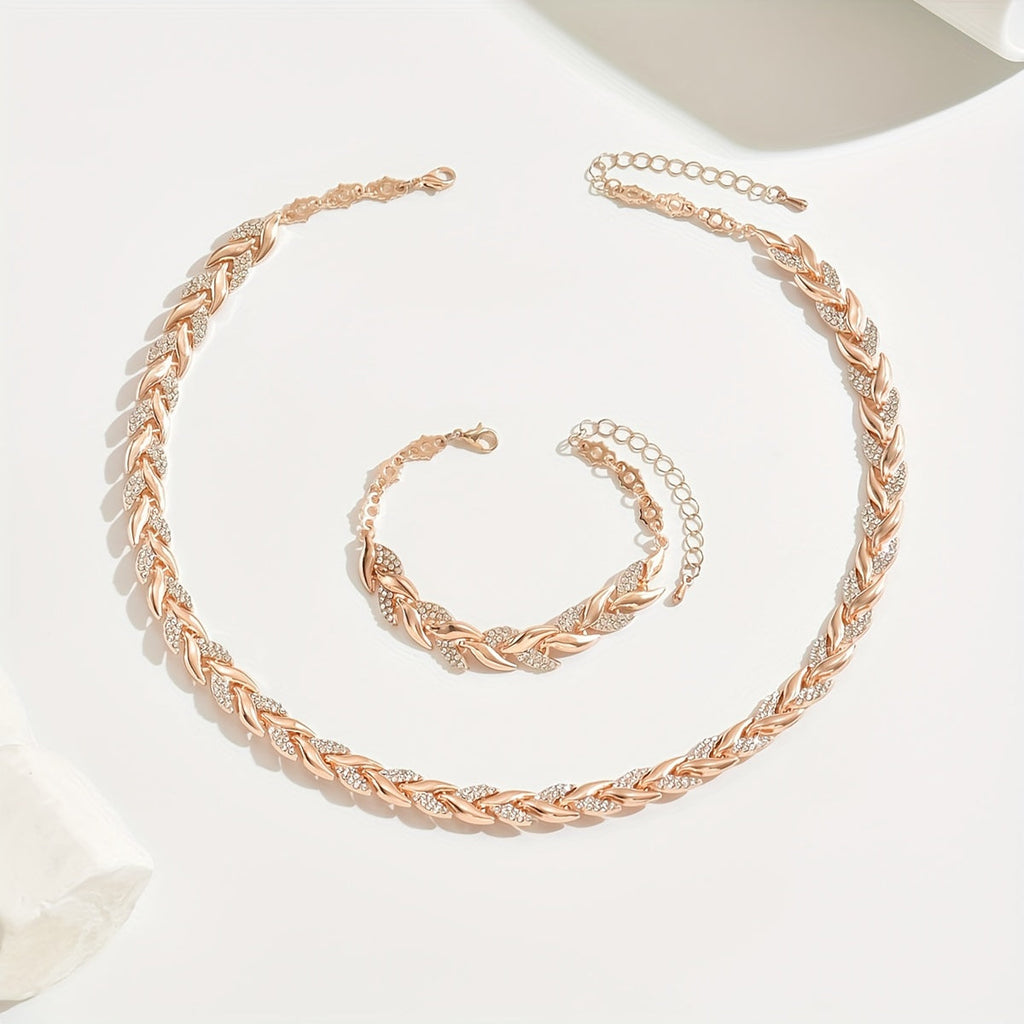 Wilhelmina - Handgemaakte visstaart ketting en armband