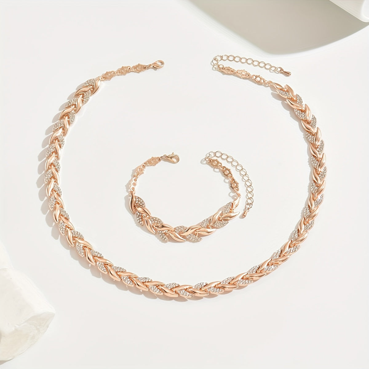 Wilhelmina - Handgemaakte visstaart ketting en armband