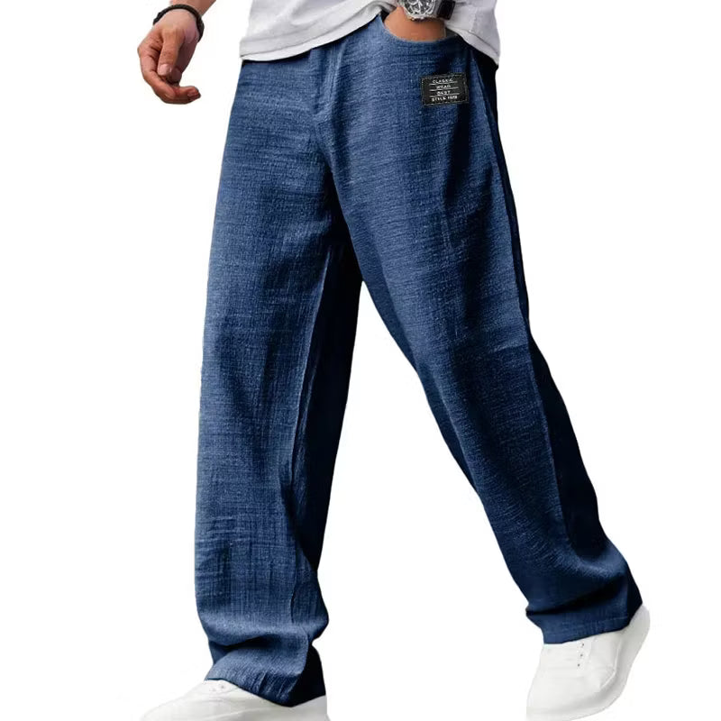 IVÁN - Pantalones lino anchos™