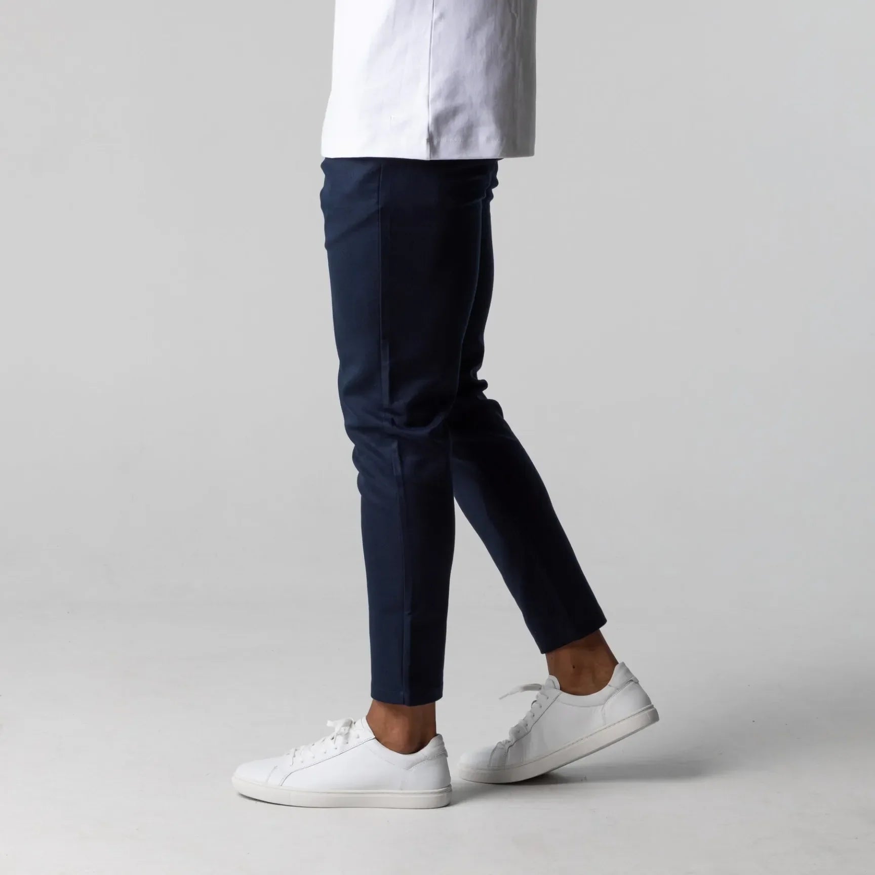 BRUNO - Pantalones chinos elásticos de corte entallado y estilo sartorial™