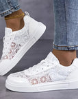 Lonneke | Elegante kanten sneakers