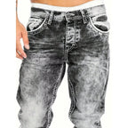 💎 -44% ANGEBOT! 💎 Herren Sommer-Jeans: Leichter Stretch, Gerader Schnitt & Vintage-Look