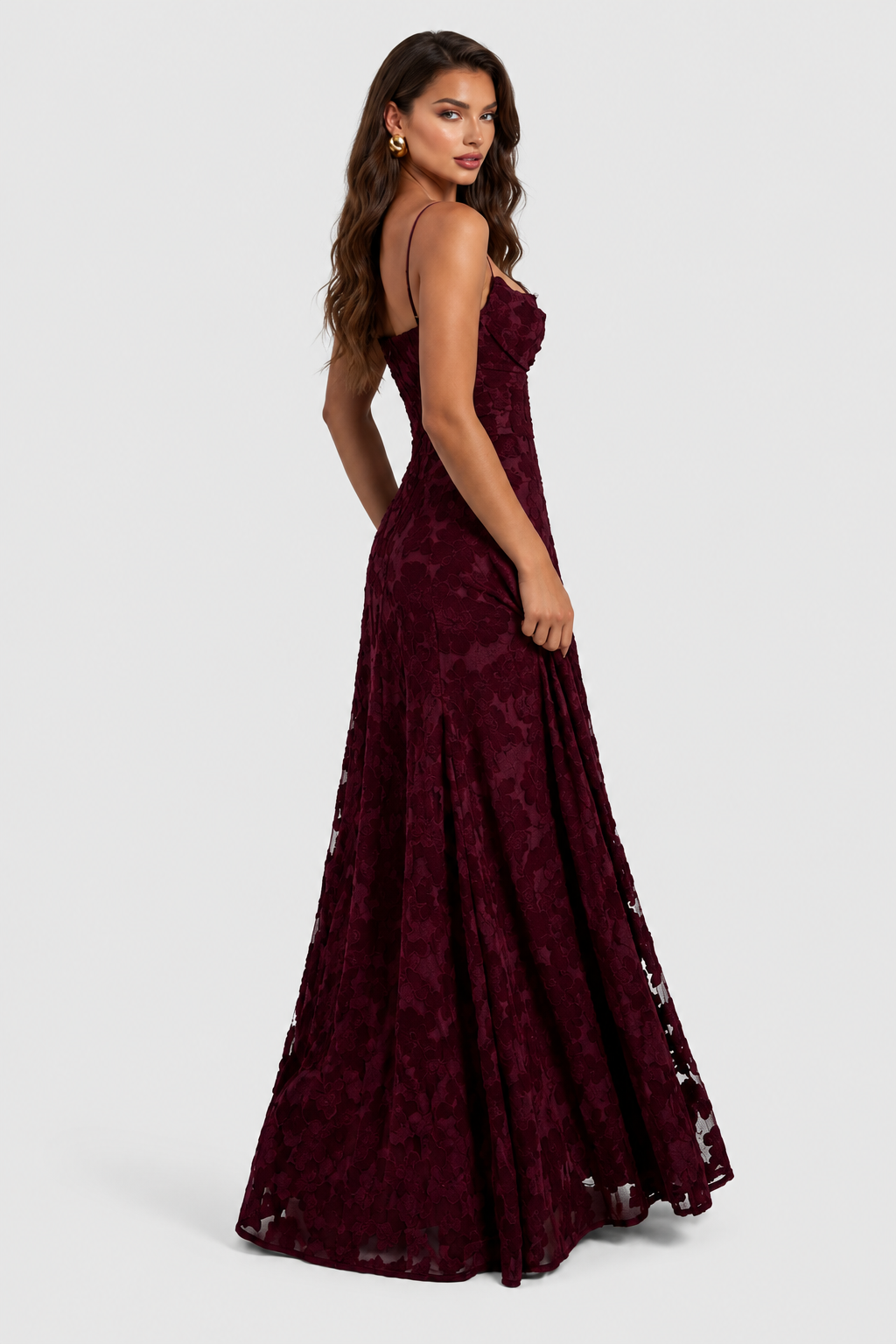 SOFÍA - Vestido largo de encaje floral™