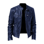 RAÚL - Chaqueta de efecto piel estilo biker con cuello tira™