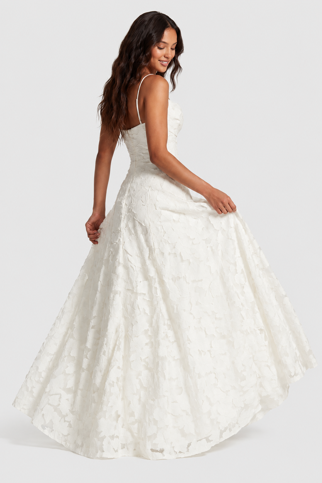SOFÍA - Vestido largo de encaje floral™