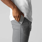 BRUNO - Pantalones chinos elásticos de corte entallado y estilo sartorial™