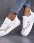 Lonneke | Elegante kanten sneakers