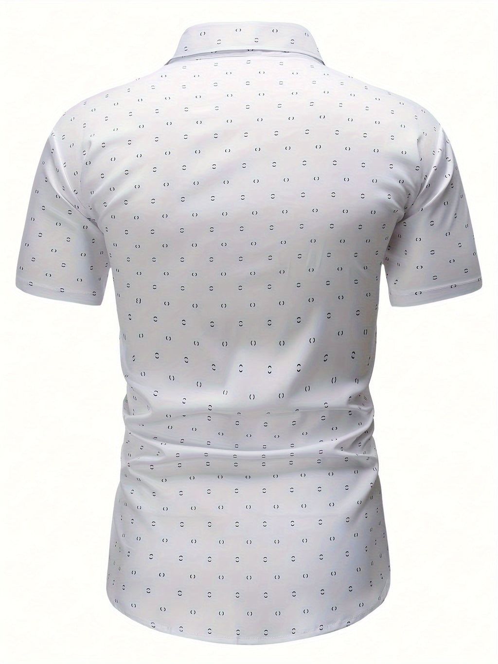 MARCOS - Camisa de manga corta con estampado micro-pattern™