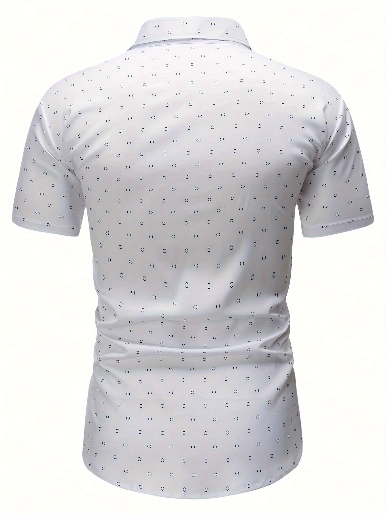MARCOS - Camisa de manga corta con estampado micro-pattern™