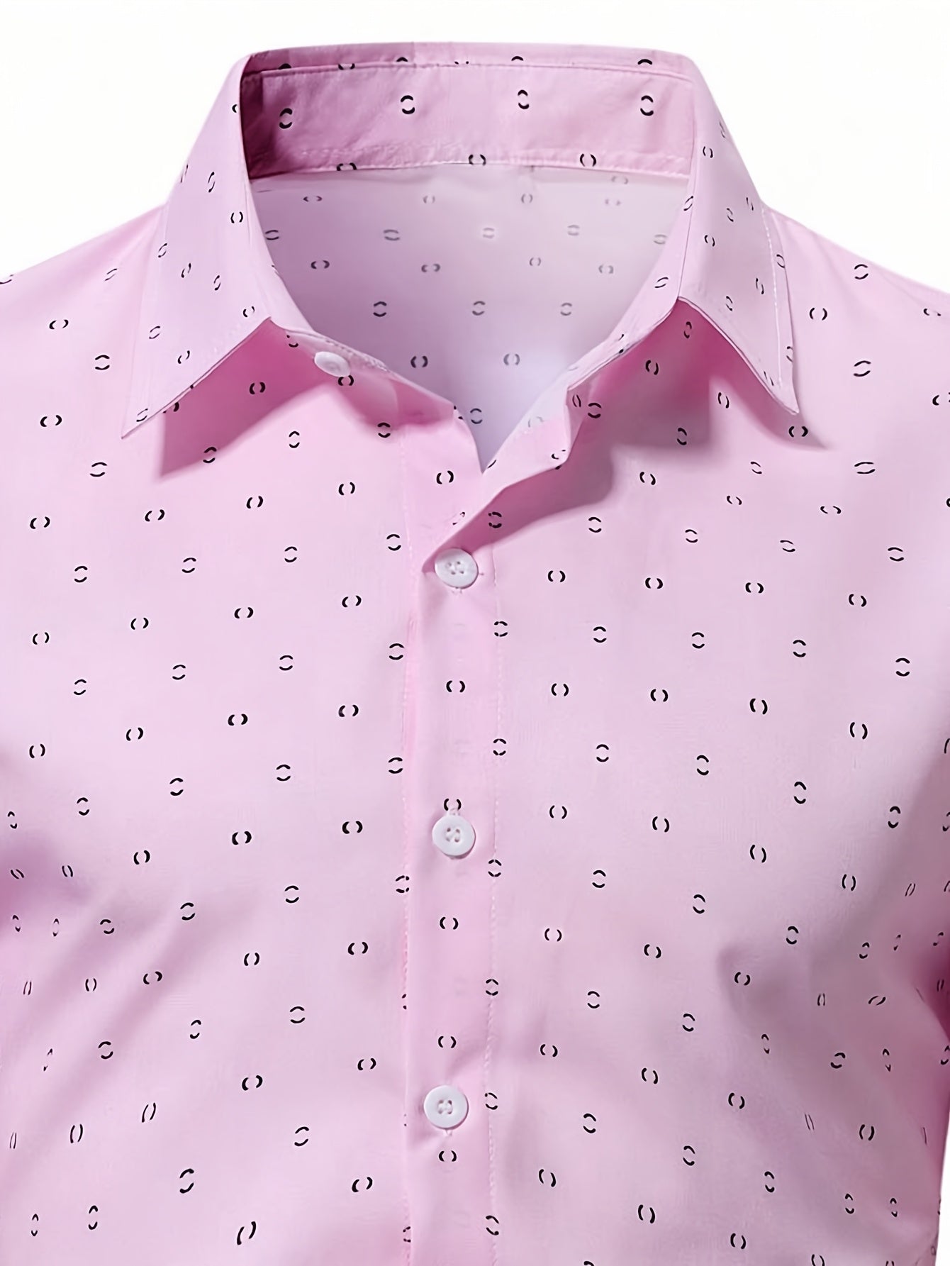 MARCOS - Camisa de manga corta con estampado micro-pattern™