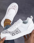 Lonneke | Elegante kanten sneakers