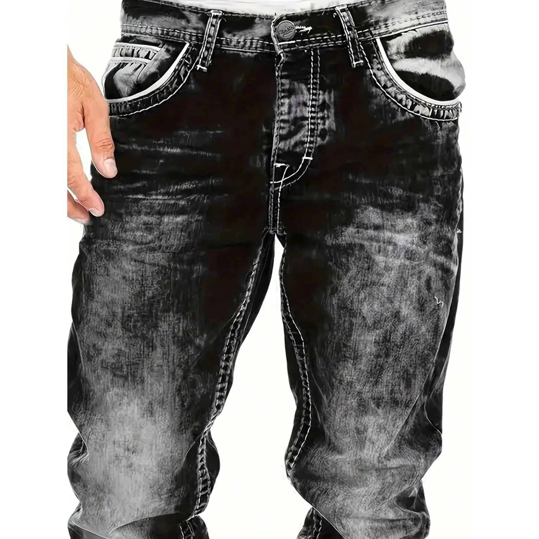 💎 -44% ANGEBOT! 💎 Herren Sommer-Jeans: Leichter Stretch, Gerader Schnitt & Vintage-Look