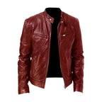 RAÚL - Chaqueta de efecto piel estilo biker con cuello tira™
