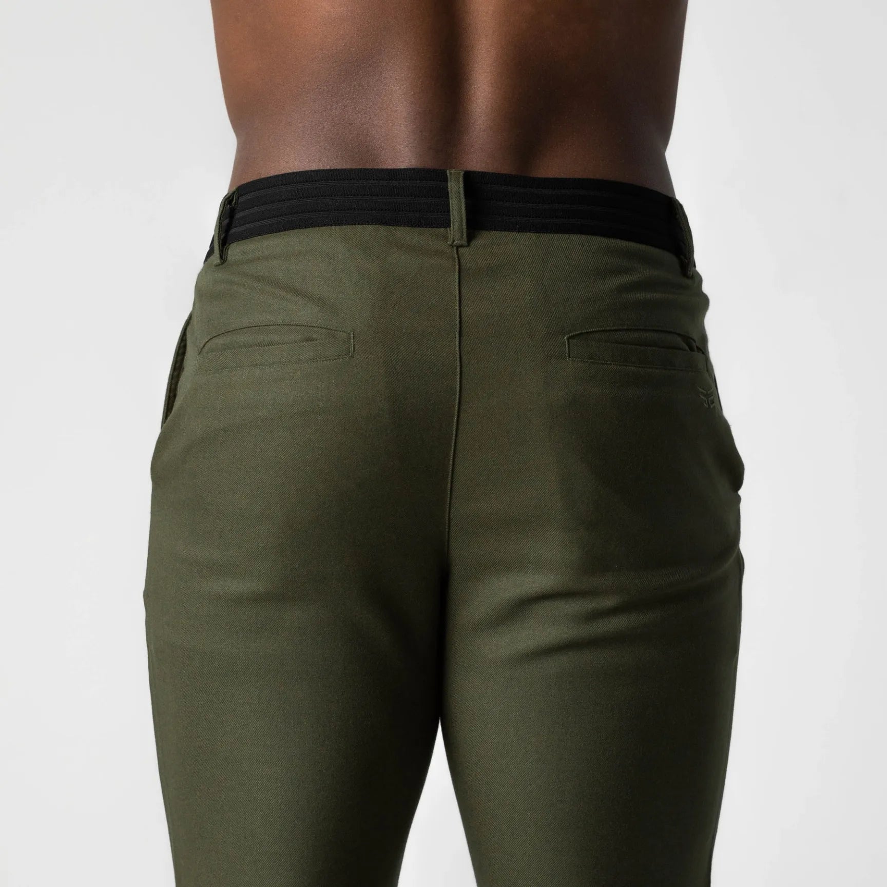 BRUNO - Pantalones chinos elásticos de corte entallado y estilo sartorial™