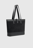RAYAN- Bolso Premium de Ante y Piel Granulada con Puntada Artesanal™