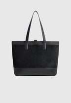 RAYAN- Bolso Premium de Ante y Piel Granulada con Puntada Artesanal™