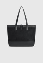 RAYAN- Bolso Premium de Ante y Piel Granulada con Puntada Artesanal™