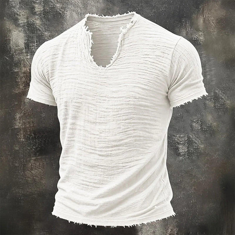 MARC-Camiseta Vintage con Cuello en V™